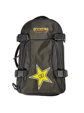 RARE Rockstar Energy Drink Travel Bag Suitcase Luggage w/Wheels